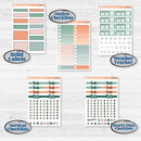 Floral Tropical Summer Kit | Weekly Add-On Labels Planner Kit Stickers | Hawaii | KIT-396-C