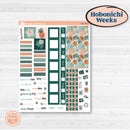 Floral Tropical Summer Kit | Hobonichi Weeks Weekly Planner Kit Stickers | Hawaii | KIT-396-F