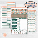 Floral Tropical Summer Kit | A5 Compact Vertical Planner Kit Stickers for Erin Condren | Hawaii | KIT-396-G