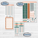 Floral Tropical Summer Kit | A5 Daily Duo Planner Kit Stickers | Hawaii | KIT-396-L