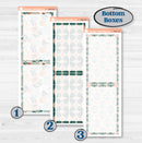 Floral Tropical Summer Kit | A5 Daily Duo Planner Kit Stickers | Hawaii | KIT-396-L