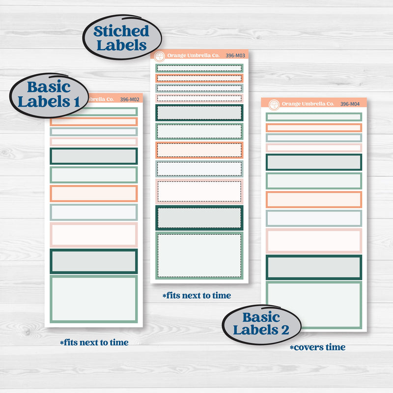 Floral Tropical Summer Kit | 7x9 Erin Condren Daily Duo Planner Kit Stickers | Hawaii | KIT-396-M