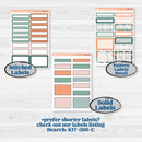 Floral Tropical Summer Kit | 7x9 Erin Condren Daily Duo Planner Kit Stickers | Hawaii | KIT-396-M