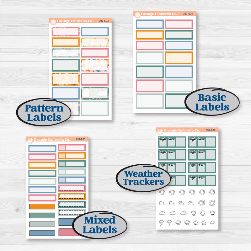 Cow Farm Kit | Hobonichi Cousin Weekly & Daily Planner Kit Stickers | Legen-dairy | KIT-Cow Farm Kit-E