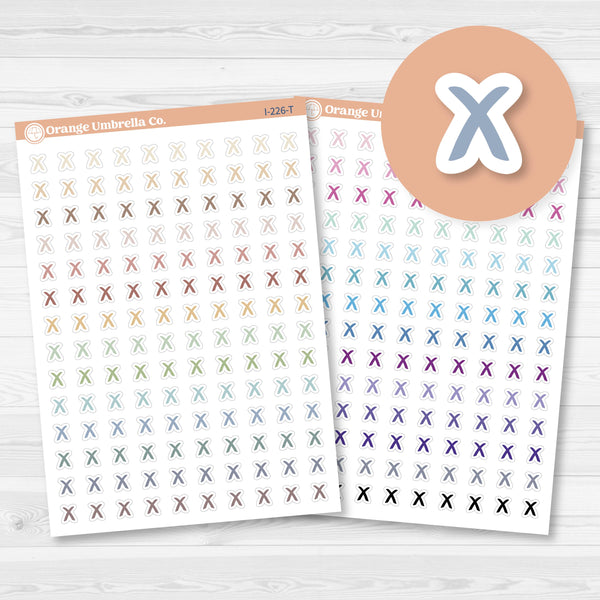 X / Cancelled Icon Planner Stickers | I-226