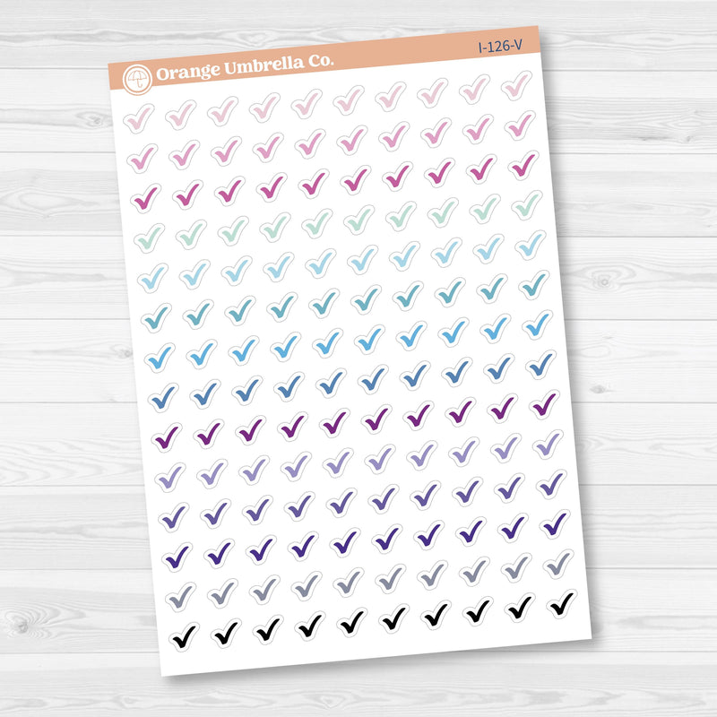 Checkmark Icon Planner Stickers | I-126