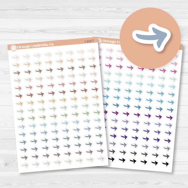 Arrow Icon Planner Stickers | Migrate Task Arrows | I-210