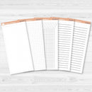 7x9 EC Monthly Right Side Dashboard Box Fillers for Erin Condren Planner Stickers | B-224