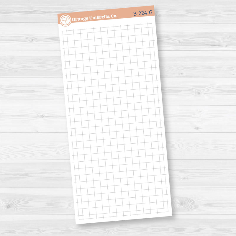 7x9 EC Monthly Right Side Dashboard Box Fillers for Erin Condren Planner Stickers | B-224