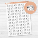 Credit Card Icon Planner Stickers | Clear Matte | I-022-BCM