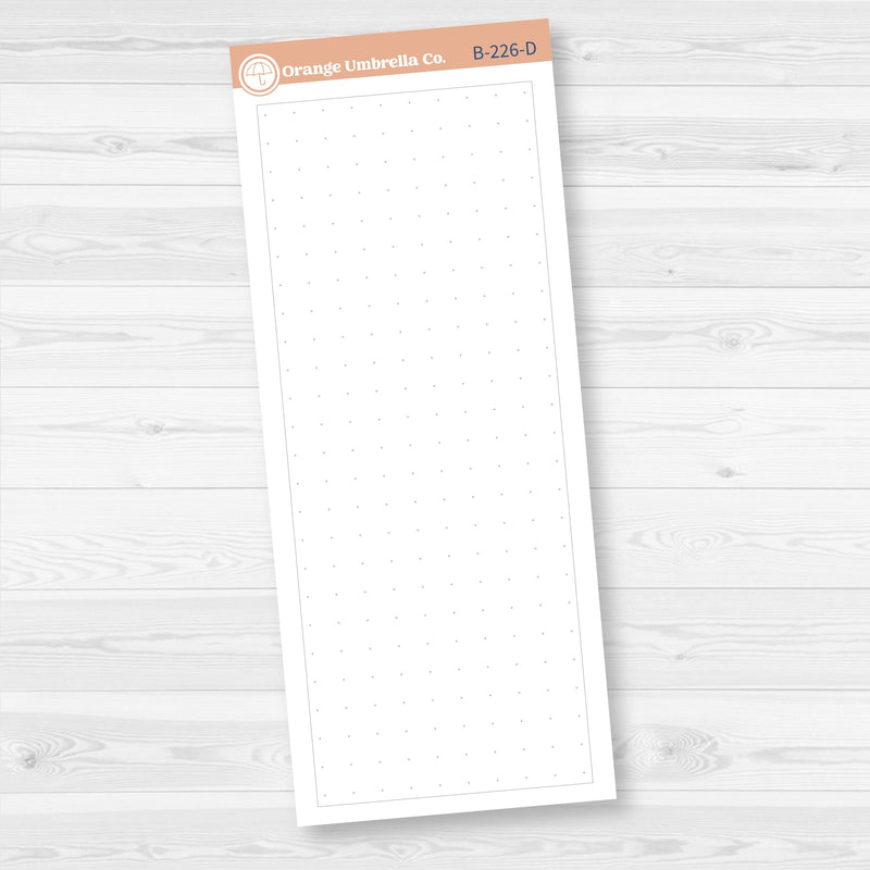 A5 EC Monthly | Right Side Priorities Sticker Covers Planner Stickers | B-226