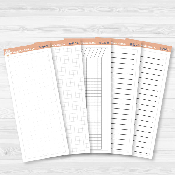 A5 EC Monthly | Right Side Priorities Sticker Covers Planner Stickers | B-226