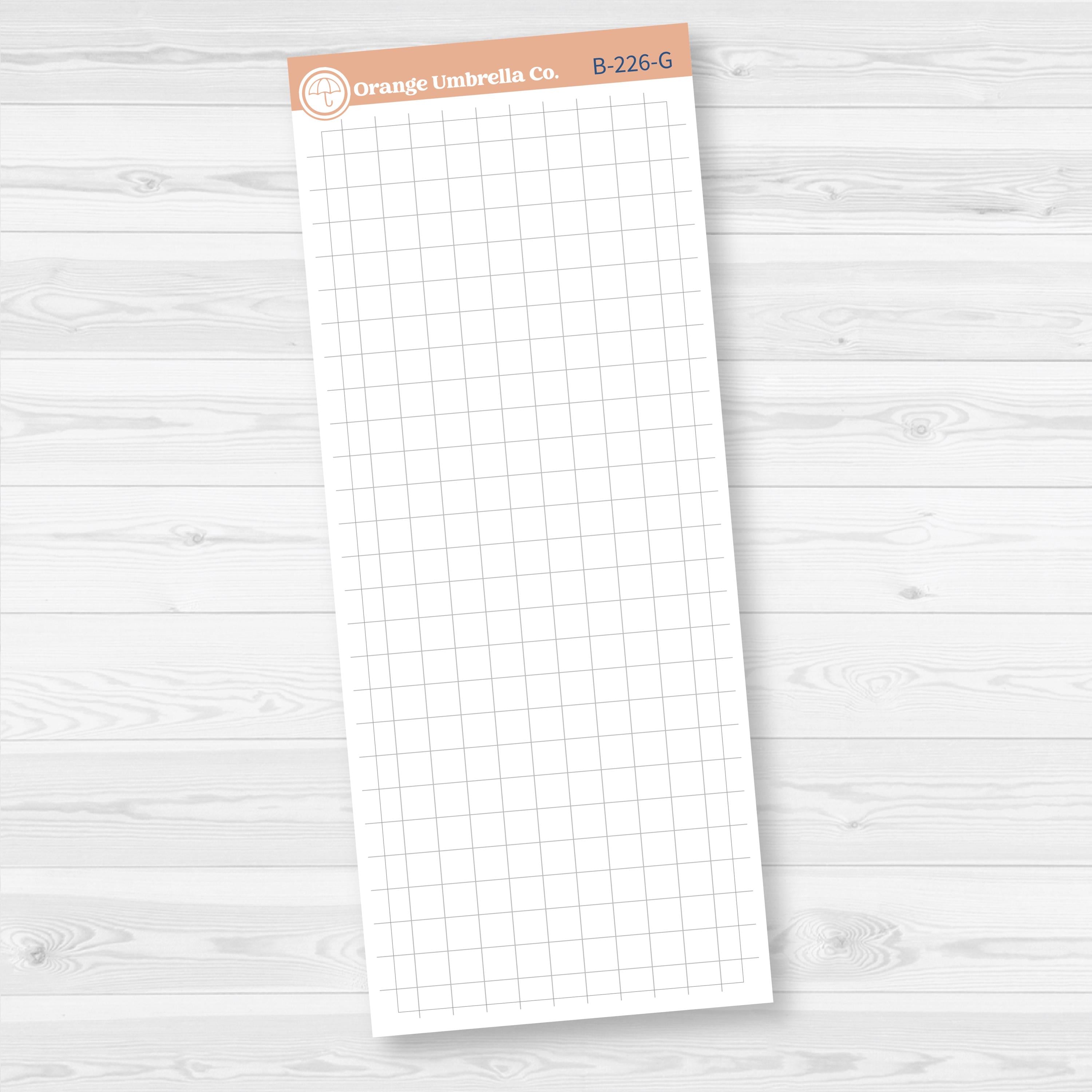 A5 EC Monthly | Right Side Priorities Sticker Covers Planner Stickers | B-226