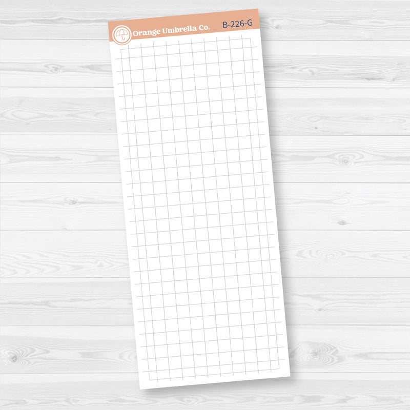 A5 EC Monthly | Right Side Priorities Sticker Covers Planner Stickers | B-226