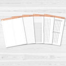 A5 EC Monthly | Bottom Box Dotted Sticker Covers Planner Stickers | B-227