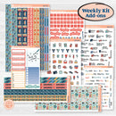 Back to School Kit | Weekly Add-On Planner Kit Stickers | First Day Back | KIT-398-B