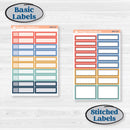 Back to School Kit | Weekly Add-On Labels Planner Kit Stickers | First Day Back | KIT-398-C