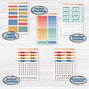 Back to School Kit | Weekly Add-On Labels Planner Kit Stickers | First Day Back | KIT-398-C