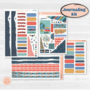 Back to School Kit | Journaling Kit Planner Stickers | First Day Back | KIT-398-D