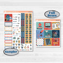 Back to School Kit | Hobonichi Cousin Weekly & Daily Planner Kit Stickers | First Day Back | KIT-398-E