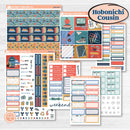 Back to School Kit | Hobonichi Cousin Weekly & Daily Planner Kit Stickers | First Day Back | KIT-398-E