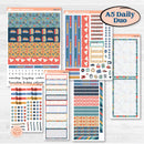 Back to School Kit | A5 Daily Duo Planner Kit Stickers | First Day Back | KIT-398-L