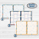 Back to School Kit | 7x9 Erin Condren Daily Duo Planner Kit Stickers | First Day Back | KIT-398-M