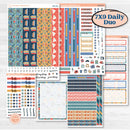Back to School Kit | 7x9 Erin Condren Daily Duo Planner Kit Stickers | First Day Back | KIT-398-M