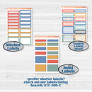 Back to School Kit | A5 Plum Daily Planner Kit Stickers | First Day Back | KIT-398-N