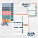 Back to School Kit | 7x9 Plum Daily Planner Kit Stickers | First Day Back | KIT-398-P