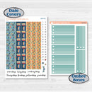 Back to School Kit | 7x9 Plum Daily Planner Kit Stickers | First Day Back | KIT-398-P