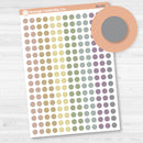 Circle Dot - 6mm Planner Stickers | Erin Condren Bouquet | 2025-2026 Colors | BQ-001