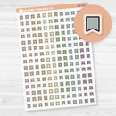 Tiny Kit Flags Planner Stickers from Kits | Erin Condren Bouquet | 2025-2026 Colors | Clear Matte | BQ-003-CM