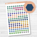 Hexagon - Tiny Planner Stickers | 2025 & 2026 Colors | EC-197
