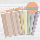 Washi Planner Stickers | Bouquet Jan-Dec | 2025-2026 Colors | BQ-008-BQ-013