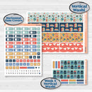 Back to School Kit | Laurel Denise Standard Vertical & Horizontal Planner Kit Stickers | First Day Back | KIT-398-Q