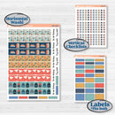Back to School Kit | Laurel Denise Standard Vertical & Horizontal Planner Kit Stickers | First Day Back | KIT-398-Q