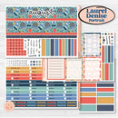 Back to School Kit | Laurel Denise Portrait Planner Kit Stickers | First Day Back | KIT-398-R