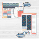 Back to School Kit | A5 Plum Monthly & Dashboard Planner Kit Stickers | First Day Back | KIT-398-S