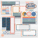 Back to School Kit | A5 Plum Monthly & Dashboard Planner Kit Stickers | First Day Back | KIT-398-S