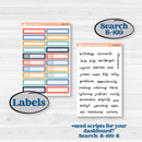 Back to School Kit | 7x9 Plum Monthly & Dashboard Planner Kit Stickers | First Day Back | KIT-398-T