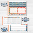 Back to School Kit | 7x9 Plum Monthly & Dashboard Planner Kit Stickers | First Day Back | KIT-398-T