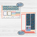 Back to School Kit | 7x9 Plum Monthly & Dashboard Planner Kit Stickers | First Day Back | KIT-398-T