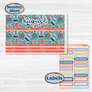 Back to School Kit | 8.5 x 11 Erin Condren Monthly Planner Kit Stickers | First Day Back | KIT-398-X