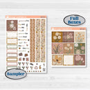 Summer or Fall Floral Kit | Hobonichi Cousin Weekly & Daily Planner Kit Stickers | Eloise | KIT-399-E