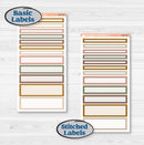 Summer or Fall Floral Kit | 7x9 Compact Vertical Planner Kit Stickers | Eloise | KIT-399-H