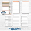 Summer or Fall Floral Kit | Erin Condren Weekly Dashboard Planner Kit Stickers | Eloise | KIT-399-HA