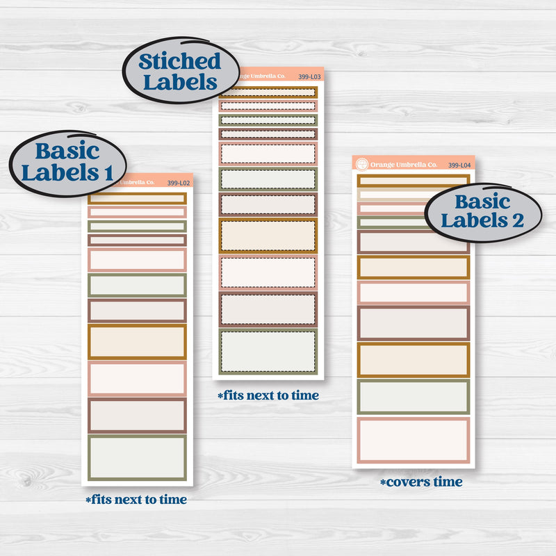 Summer or Fall Floral Kit | A5 Daily Duo Planner Kit Stickers | Eloise | KIT-399-L