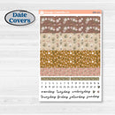 Summer or Fall Floral Kit | A5 Daily Duo Planner Kit Stickers | Eloise | KIT-399-L