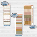 Summer or Fall Floral Kit | A5 Daily Duo Planner Kit Stickers | Eloise | KIT-399-L